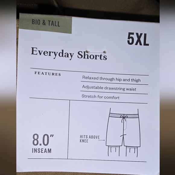 #2662 Goodfellow & Co Men's Tan Athletic Shorts - Picture 8 of 8